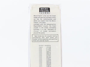 N Scale Micro-Trains MTL 49010 Cudahy/Old Dutch 40' Wood Reefer #2962