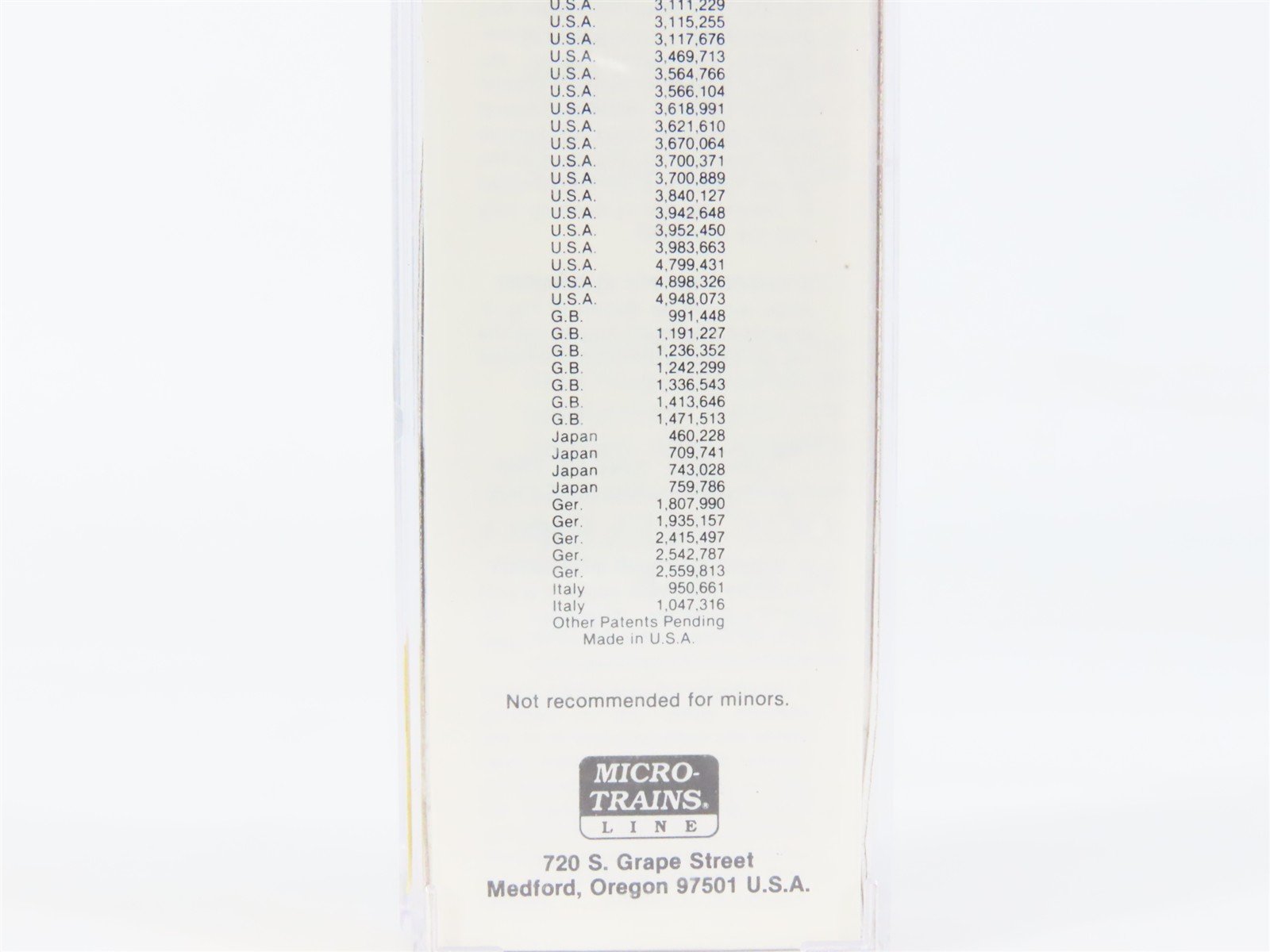 N Scale Micro-Trains MTL 49010 Cudahy/Old Dutch 40' Wood Reefer #2962