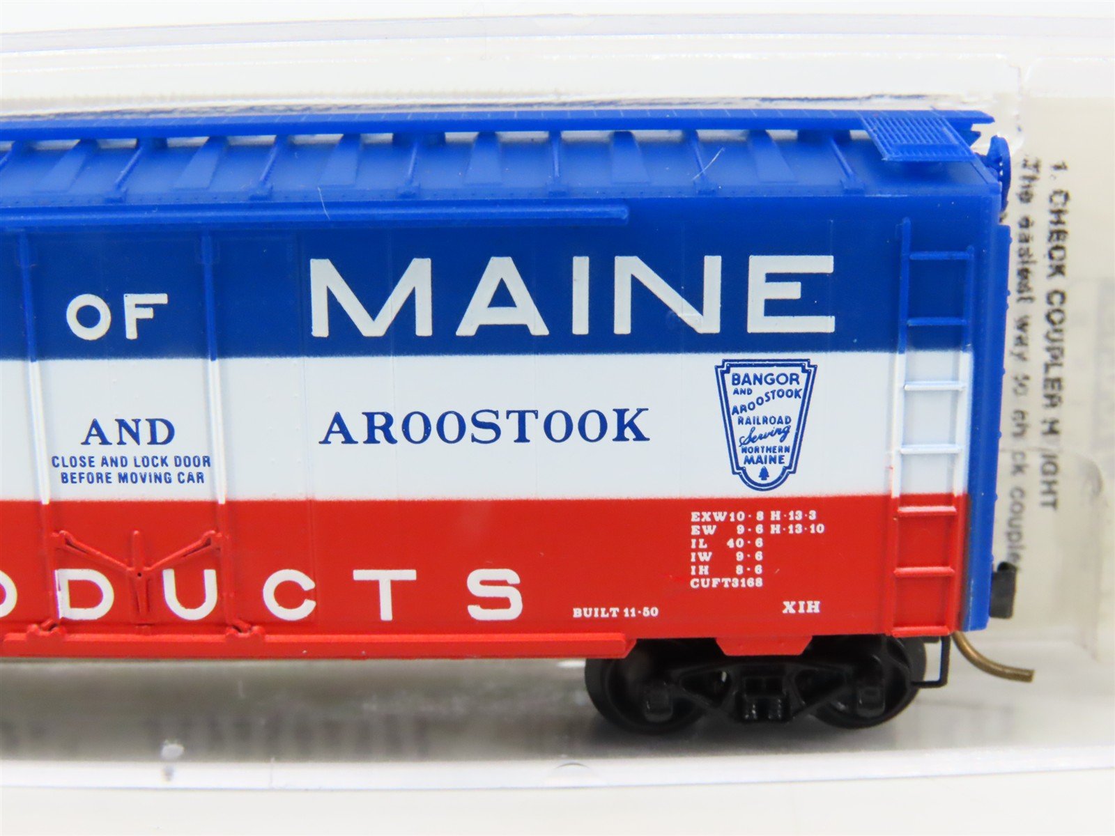 N Scale Micro-Trains MTL 21020 BAR Bangor & Aroostook 40' Boxcar #2231