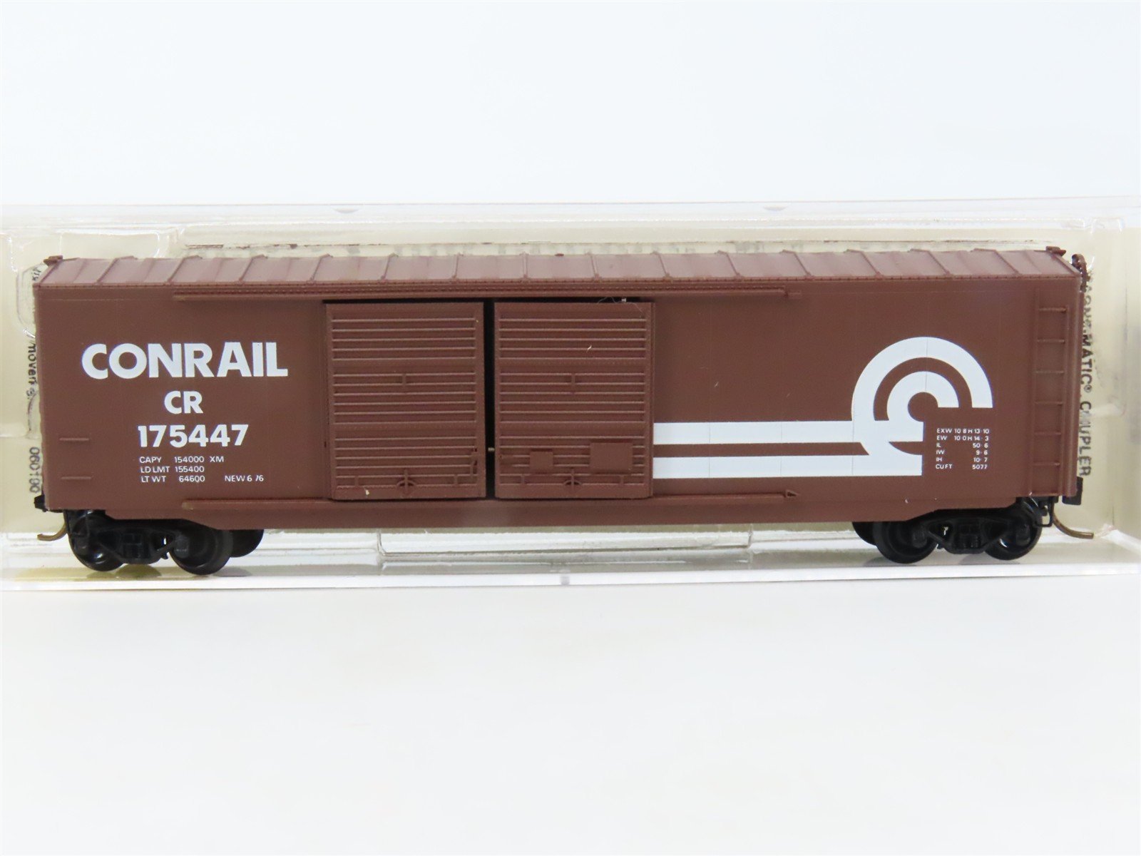 N Scale Micro-Trains MTL 37010 CR Conrail 50' Standard Boxcar #175447
