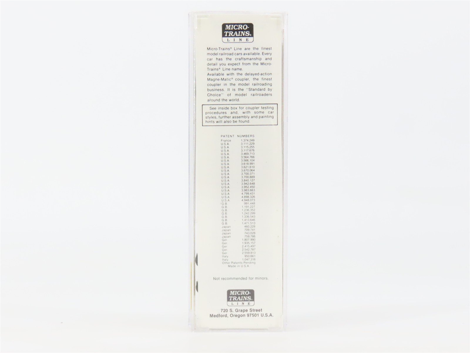 N Scale Micro-Trains MTL 37010 CR Conrail 50' Standard Boxcar #175447