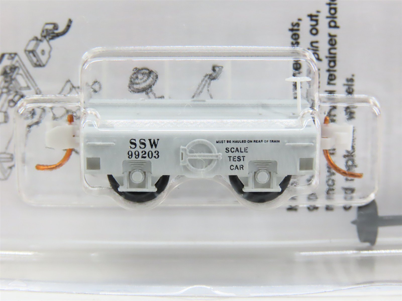 N Scale Micro-Trains MTL 12100040 SSW Cotton Belt Scale Test Car #99203
