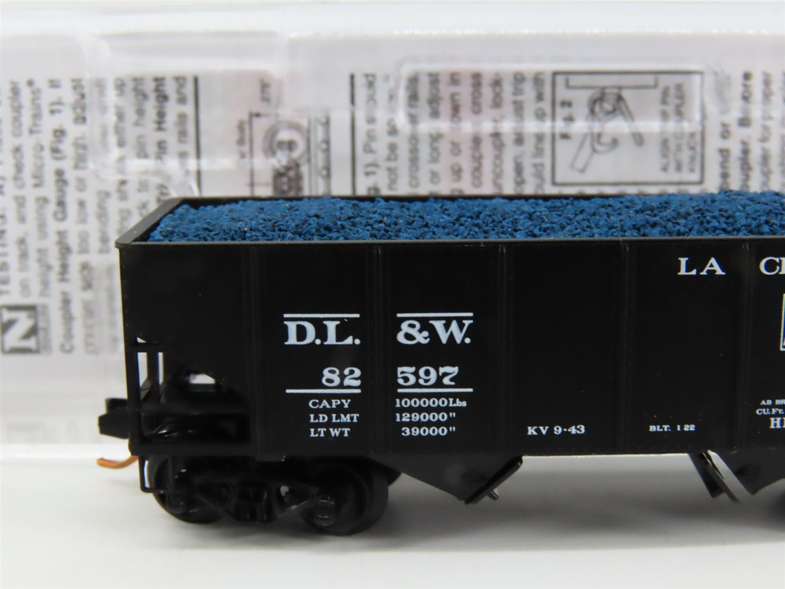 N Scale Micro-Trains MTL 05600410 DLW Railway 33' 2-Bay Open Hopper Car #82597