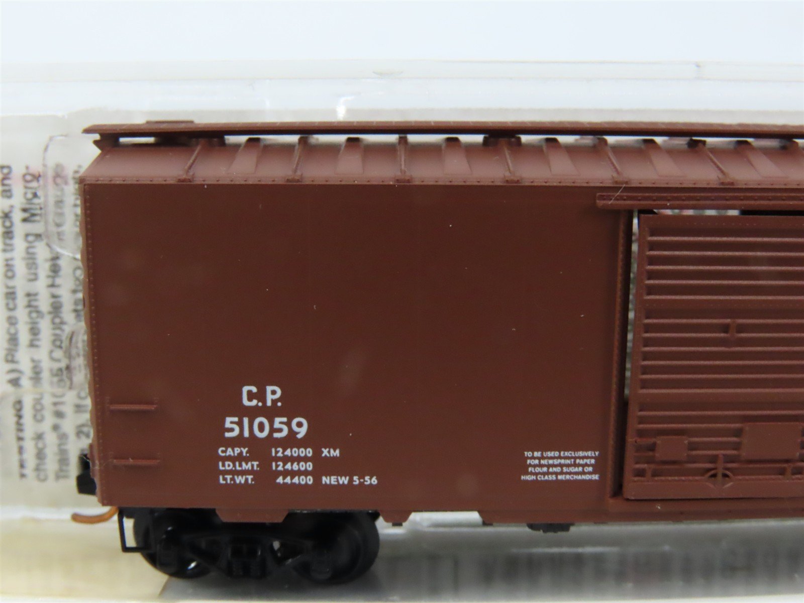 N Scale Micro-Trains MTL 20436/2 CP Canadian Pacific 40' Standard Boxcar #51059