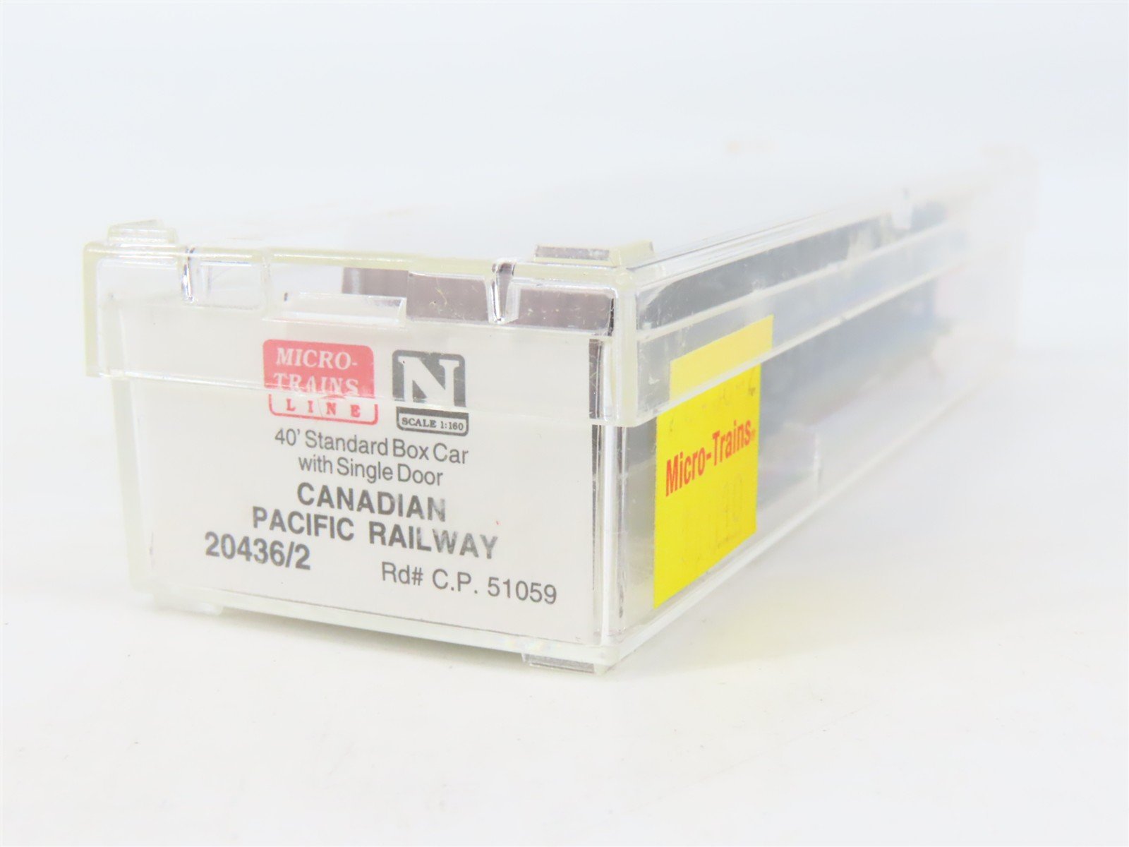 N Scale Micro-Trains MTL 20436/2 CP Canadian Pacific 40' Standard Boxcar #51059