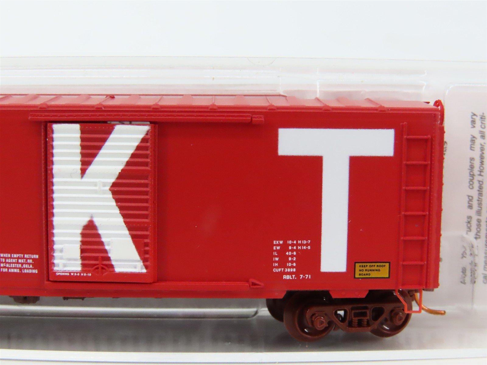 N Scale Micro-Trains MTL 07300081 MKT Missouri Kansas Texas 40' Boxcar #5532
