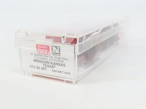 N Scale Micro-Trains MTL 07300081 MKT Missouri Kansas Texas 40' Boxcar #5532