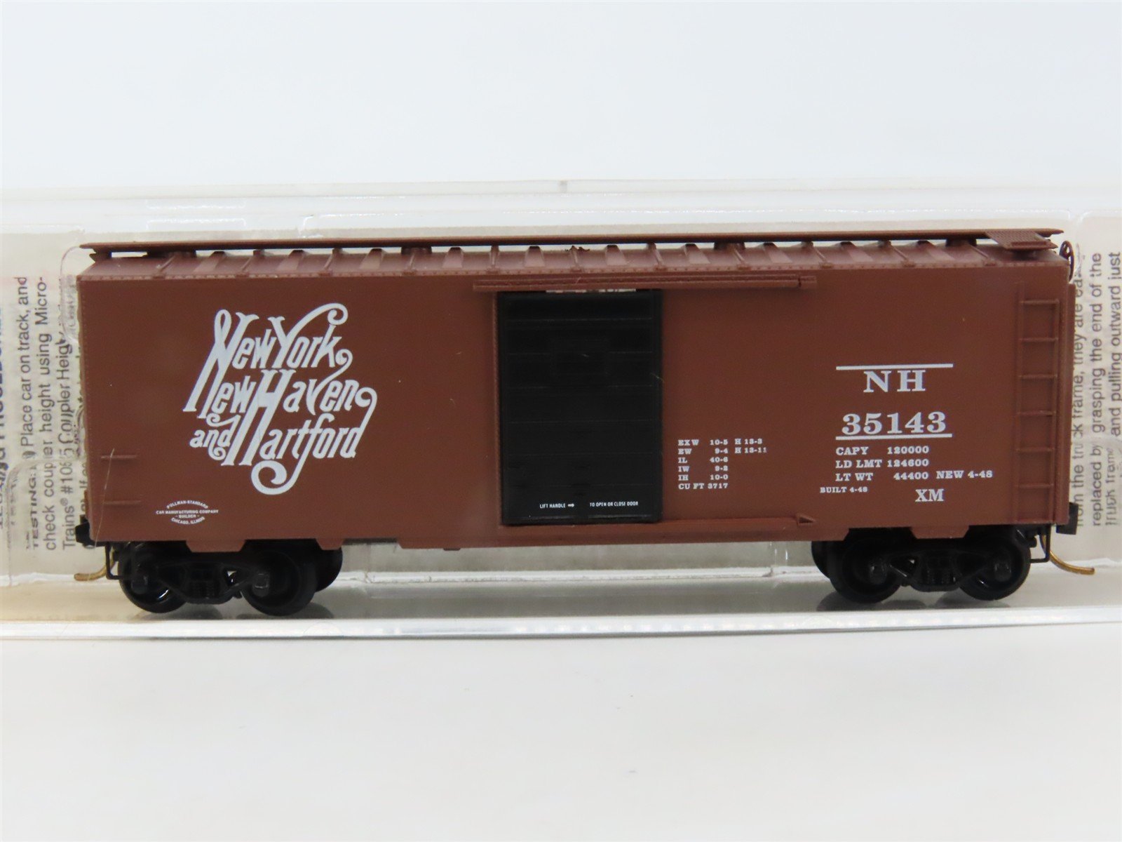 N Scale Micro-Trains MTL 20029 NH New Haven 40' Standard Boxcar #35143