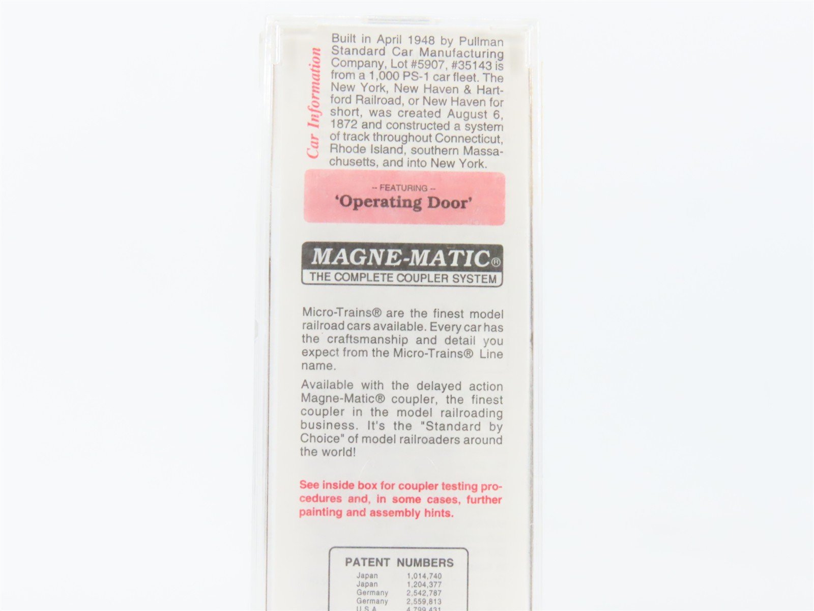 N Scale Micro-Trains MTL 20029 NH New Haven 40' Standard Boxcar #35143