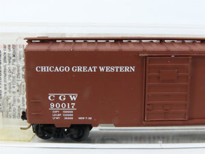 N Micro-Trains MTL 20950 CGW Chicago Great Western 40' Standard Boxcar #90017