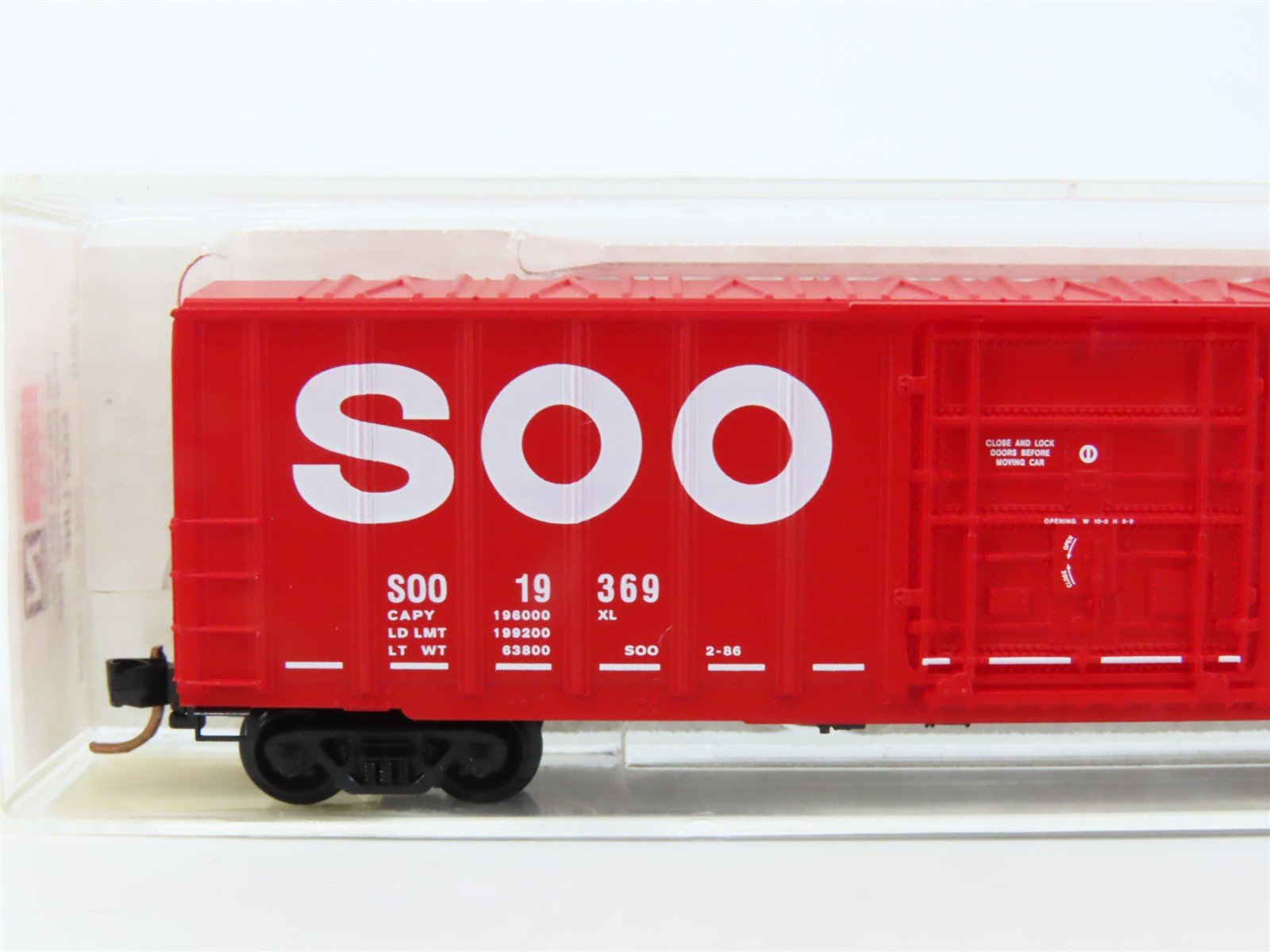 N Scale Micro-Trains MTL 27260 SOO Line 50' Rib Side Boxcar #19369