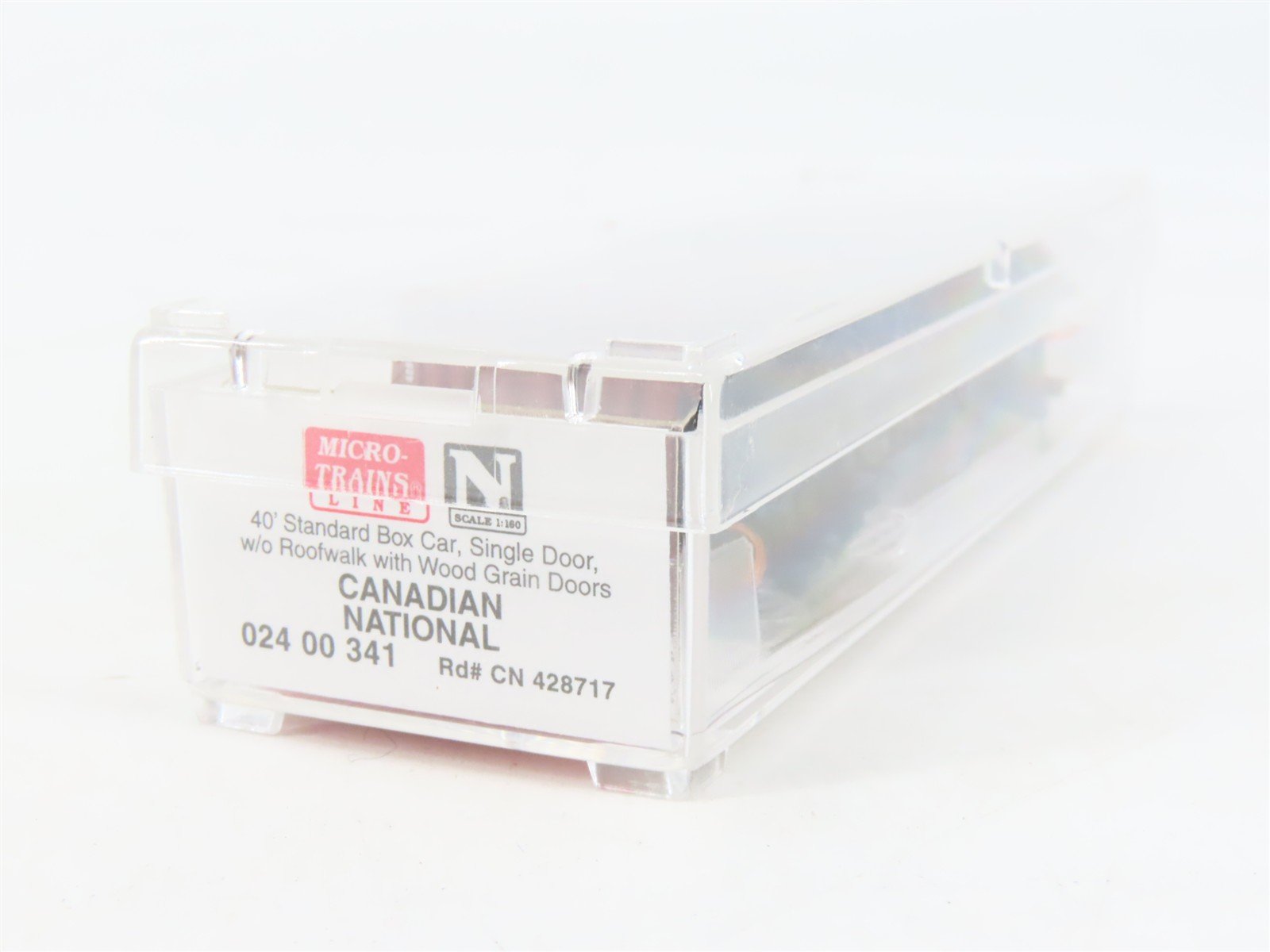N Scale Micro-Trains MTL 02400341 CN Canadian National 40' Boxcar #428717