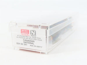 N Scale Micro-Trains MTL 02400341 CN Canadian National 40' Boxcar #428717