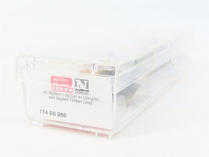 N Scale Micro-Trains MTL 11400080 40' Modern Log Car w/Load