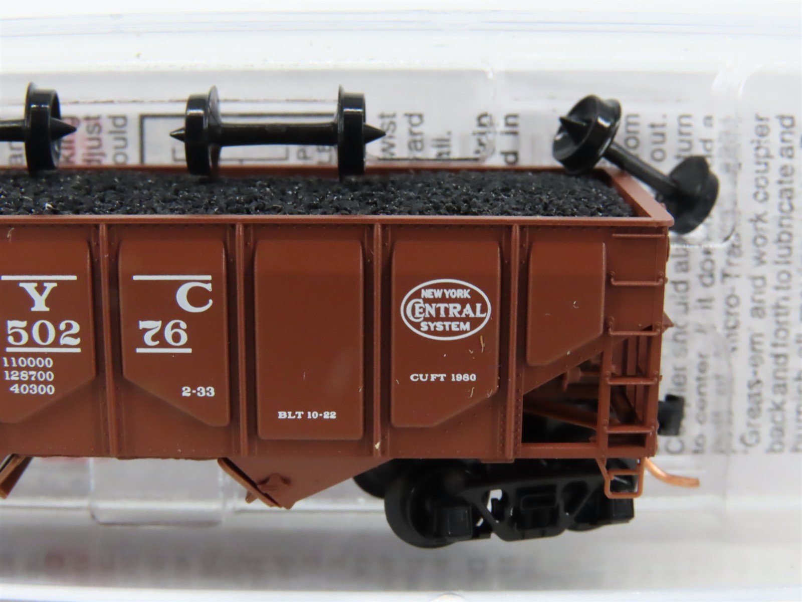 N Scale Micro-Trains MTL 08500022 NYC New York Central 33' 2-Bay Hopper #850276