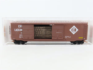 N Scale Micro-Trains MTL 03700100 EL Erie Lackawanna 50' Boxcar #67018 w/Load