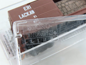 N Scale Micro-Trains MTL 03700100 EL Erie Lackawanna 50' Boxcar #67018 w/Load