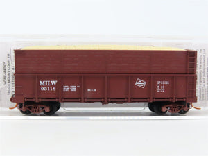 N Scale Micro-Trains MTL 08400031 MILW Railway 40' Woodchip Gondola #93118