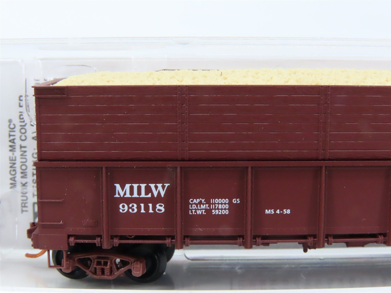 N Scale Micro-Trains MTL 08400031 MILW Railway 40' Woodchip Gondola #93118