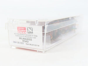 N Scale Micro-Trains MTL 08400031 MILW Railway 40' Woodchip Gondola #93118