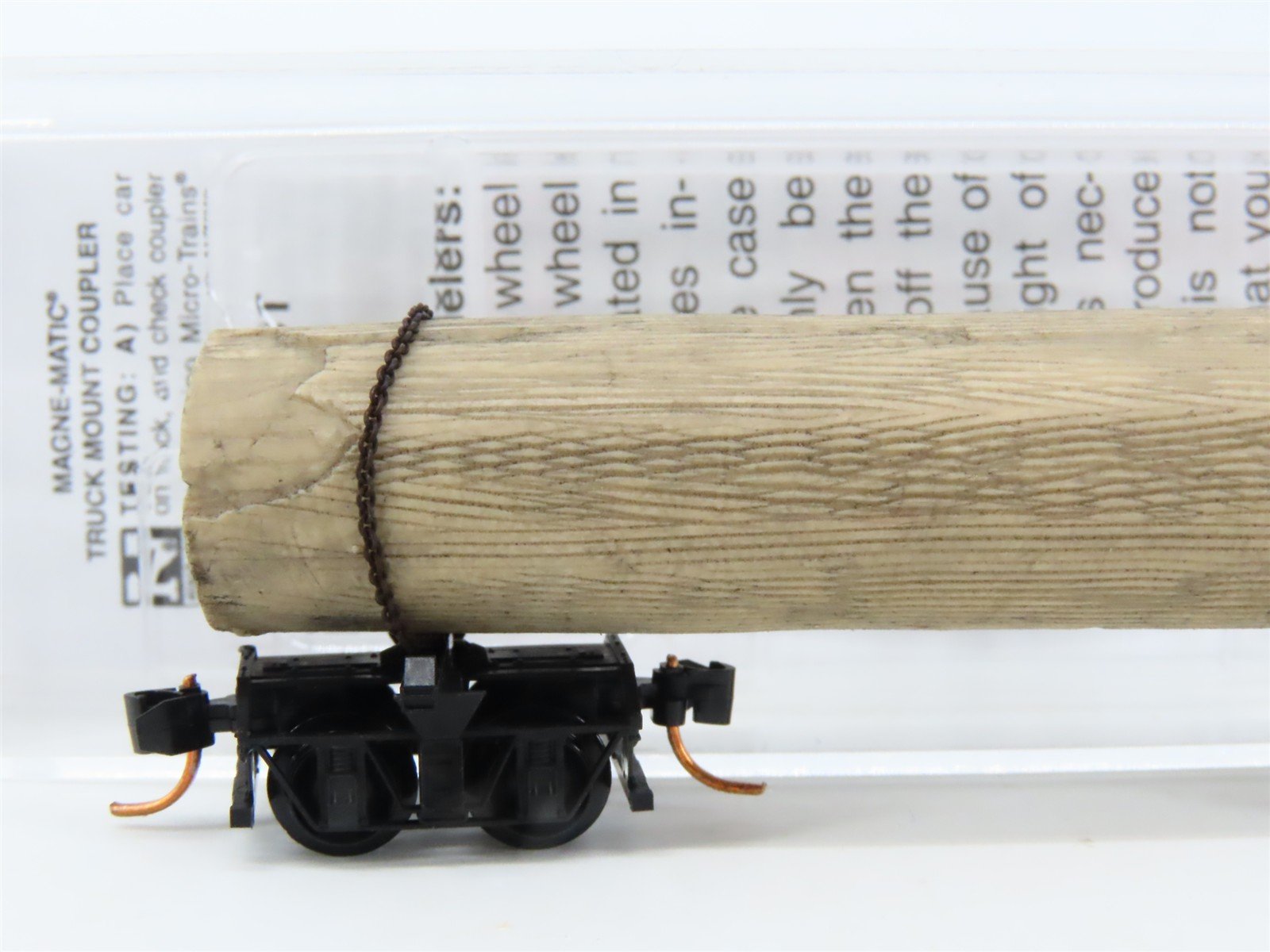 N Scale Micro-Trains MTL 11300740 Disconnect Log Car w/Load