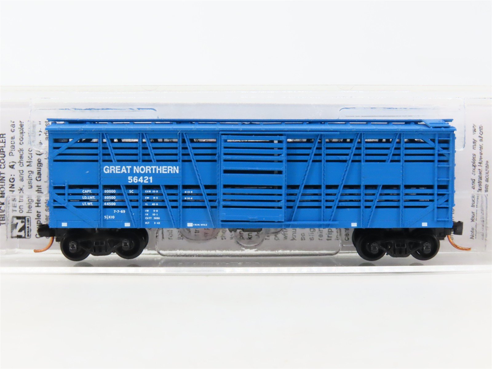 N Micro-Trains MTL 03500170 GN Great Northern 40' Despatch Stock Car #56421