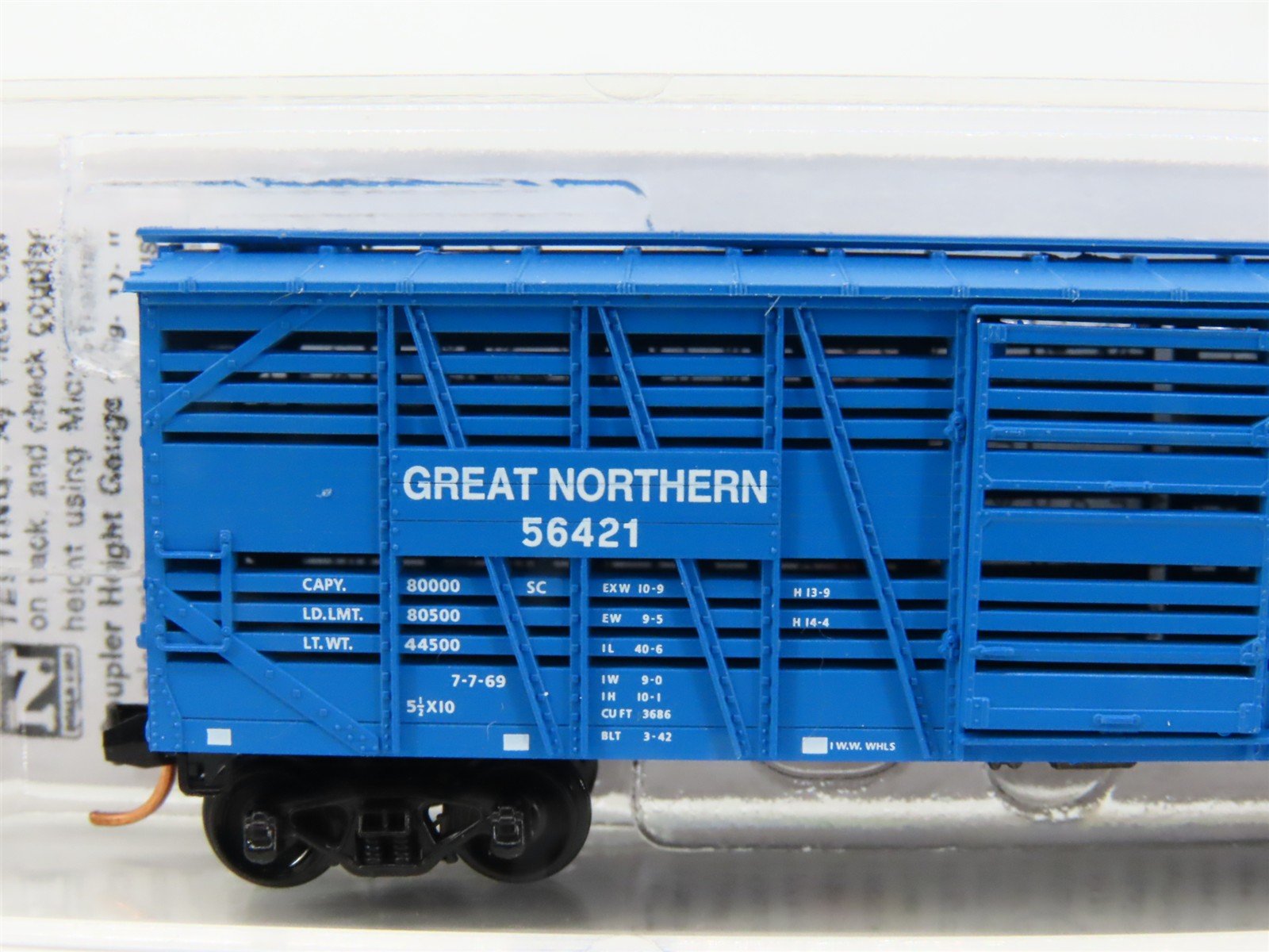 N Micro-Trains MTL 03500170 GN Great Northern 40' Despatch Stock Car #56421