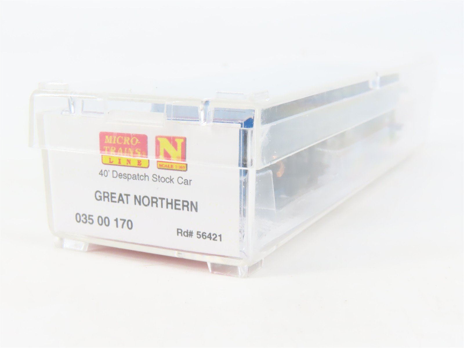 N Micro-Trains MTL 03500170 GN Great Northern 40' Despatch Stock Car #56421