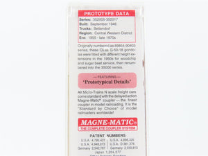 N Micro-Trains MTL 08400022 SP Railway 40' Woodchip Gondola #352010 w/Load