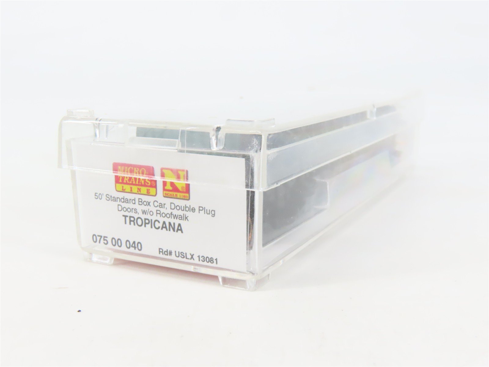 N Scale Micro-Trains MTL 07500040 USLX Tropicana 50' Standard Boxcar #13081