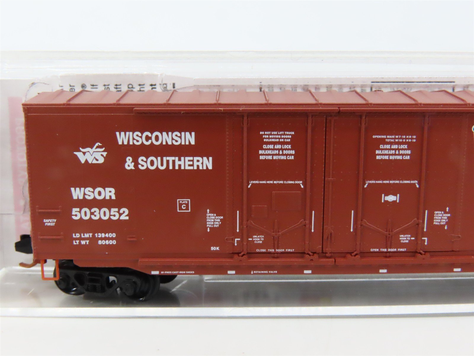 N Scale Micro-Trains MTL 07500180 WSOR Wisconsin & Southern 50' Boxcar #503052