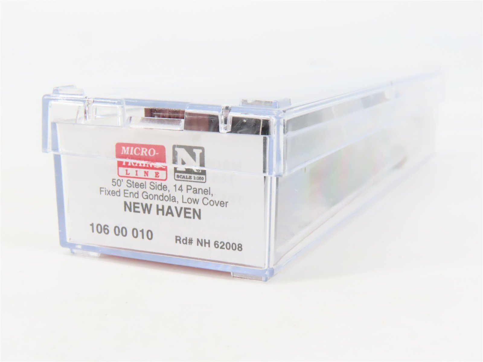 N Scale Micro-Trains MTL 10600010 NH New Haven 50' Gondola #62008 w/Cover
