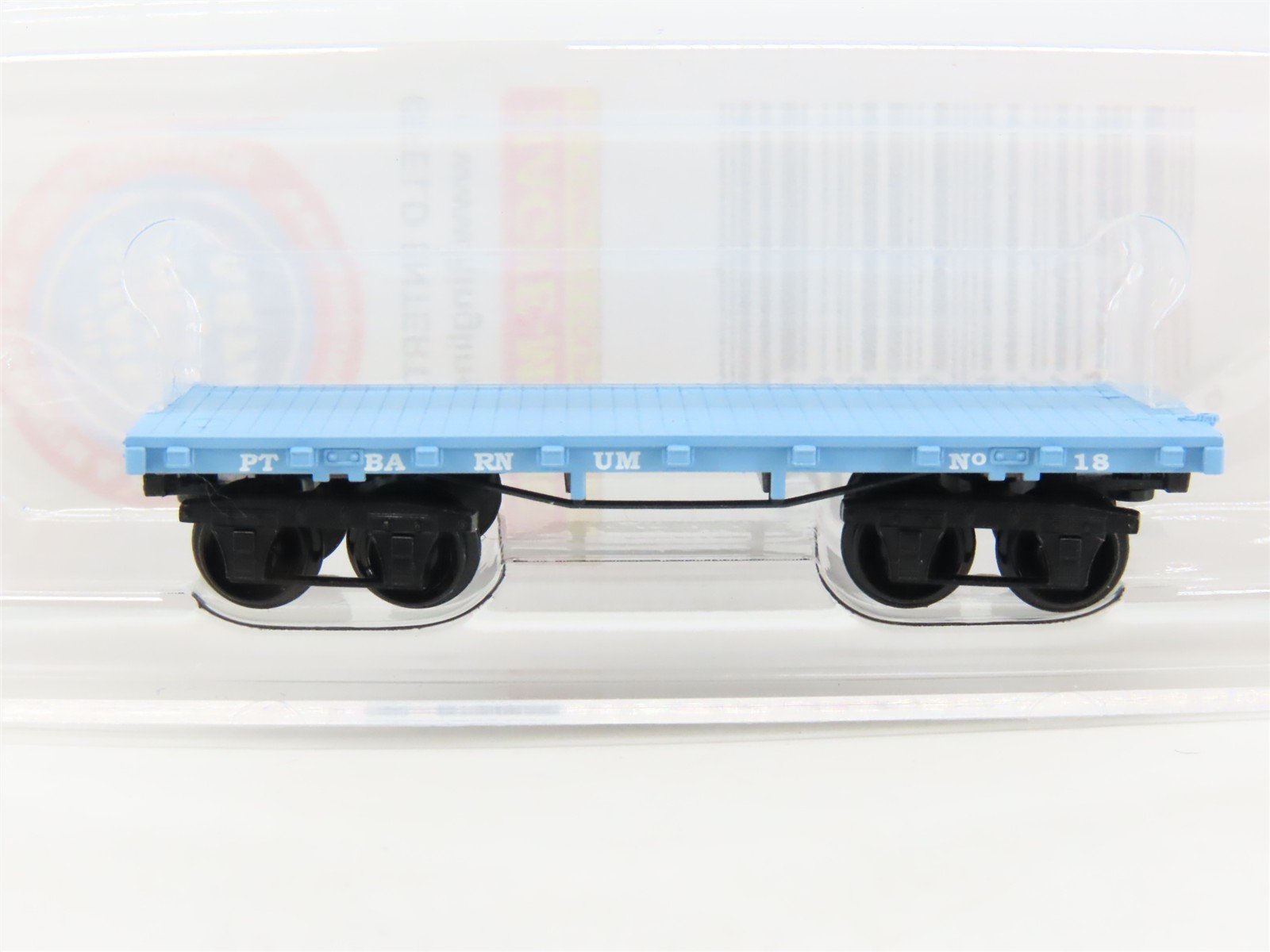 N Scale Micro-Trains MTL 15300041 P.T. Barnum 36' Flatcar #16