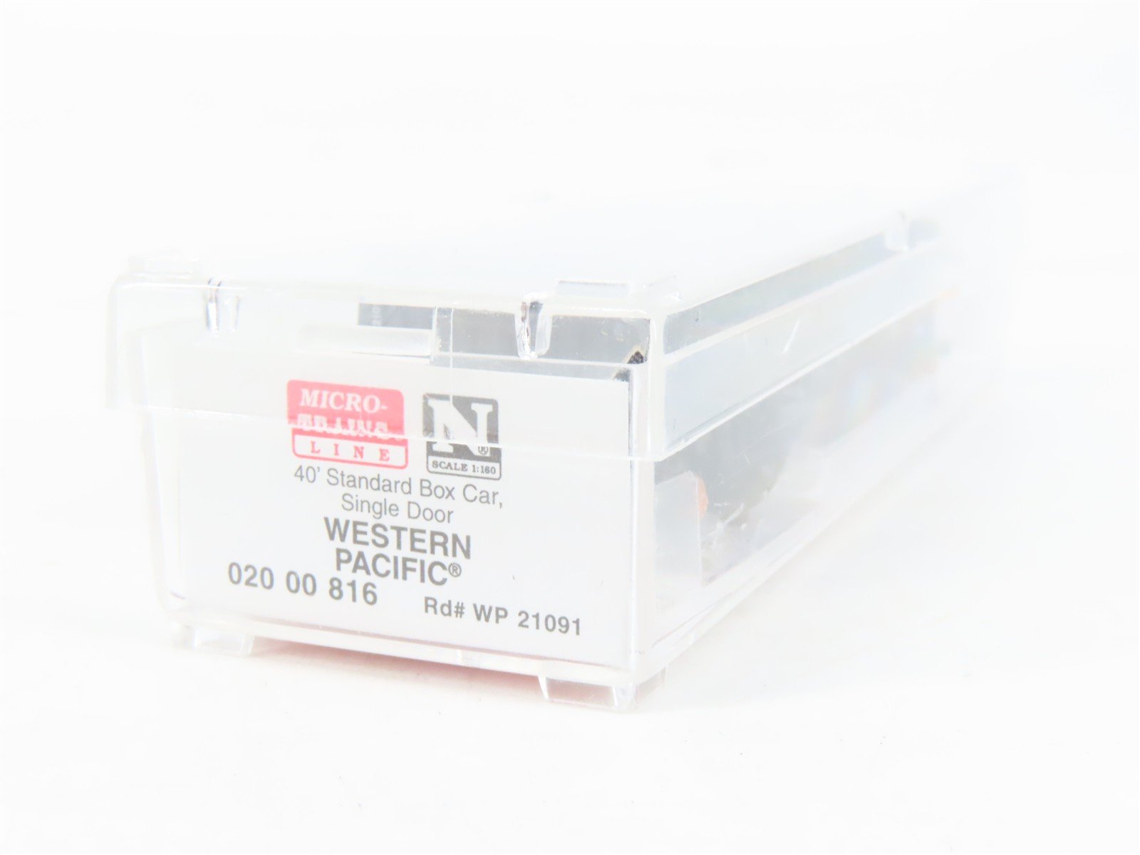 N Scale Micro-Trains MTL 02000816 WP Western Pacific 40' Standard Boxcar #21091