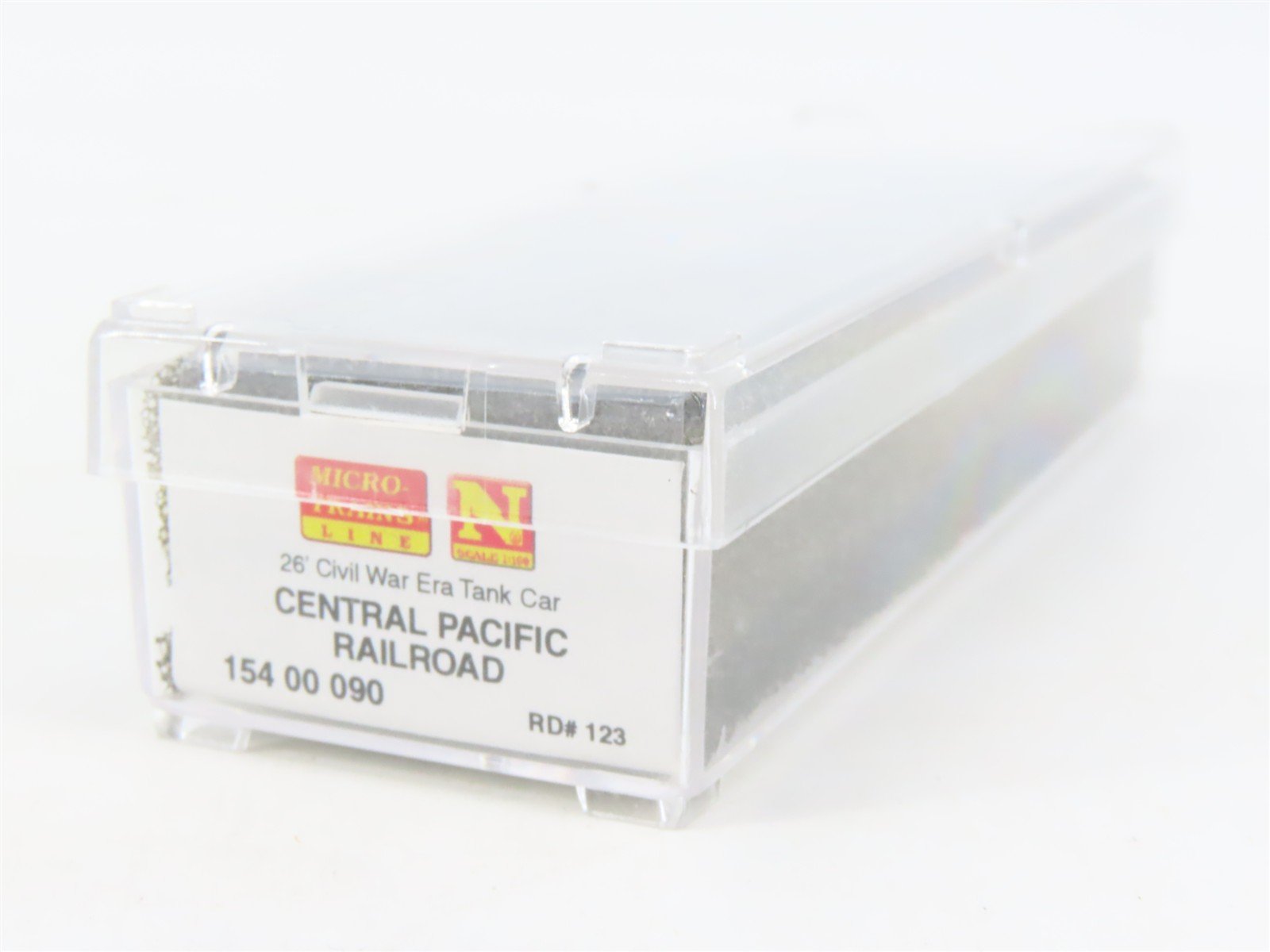 N Scale Micro-Trains MTL 15400090 Central Pacific 26' Civil War Flatcar #123