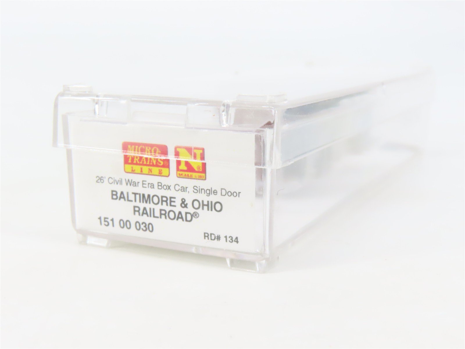 N Scale Micro-Trains MTL 15100030 B&O Baltimore & Ohio 26' Civil War Boxcar #134