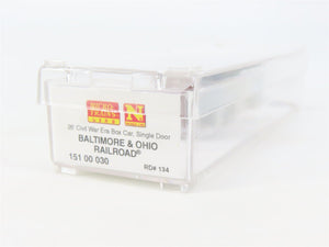 N Scale Micro-Trains MTL 15100030 B&O Baltimore & Ohio 26' Civil War Boxcar #134