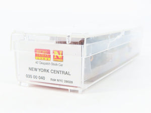 N Micro-Trains MTL 03500040 NYC New York Central 40' Despatch Stock Car #28028