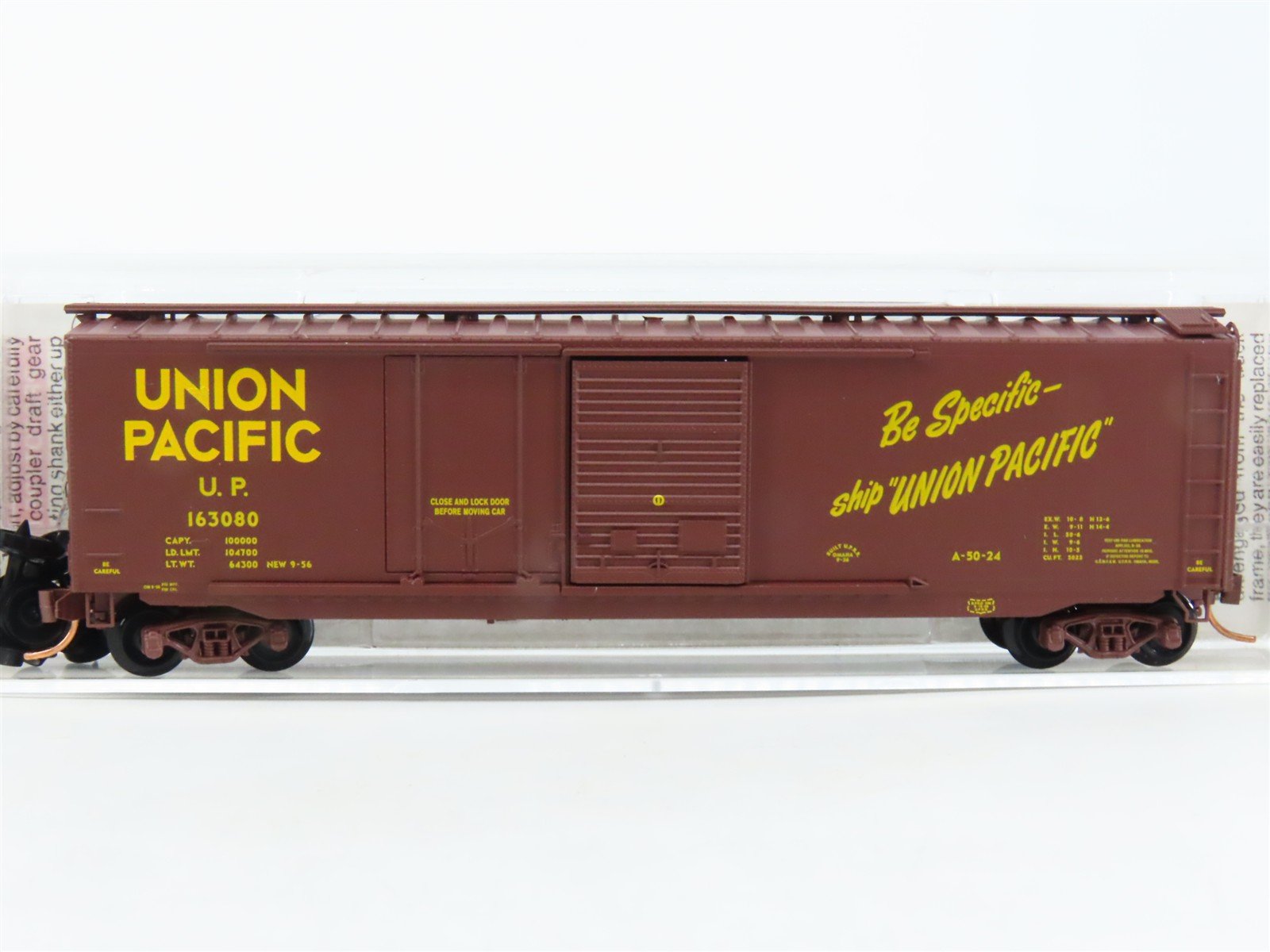 N Scale Micro-Trains MTL 33150 UP Union Pacific 50' Boxcar #163080