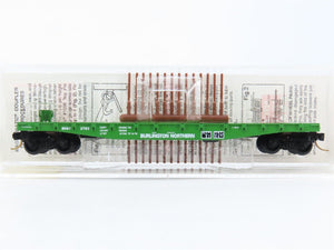 N Scale Micro-Trains MTL 45200 BN Burlington Northern 50' Flatcar #612765