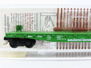N Scale Micro-Trains MTL 45200 BN Burlington Northern 50' Flatcar #612765