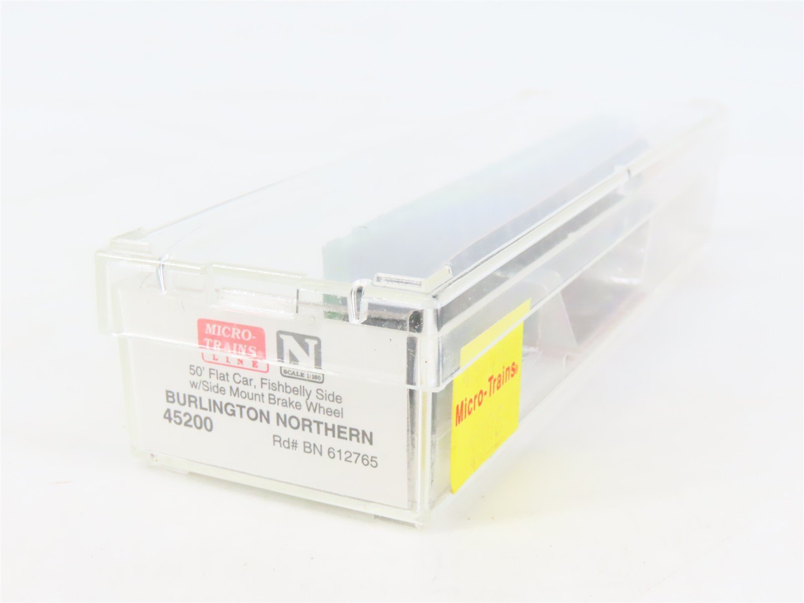 N Scale Micro-Trains MTL 45200 BN Burlington Northern 50' Flatcar #612765