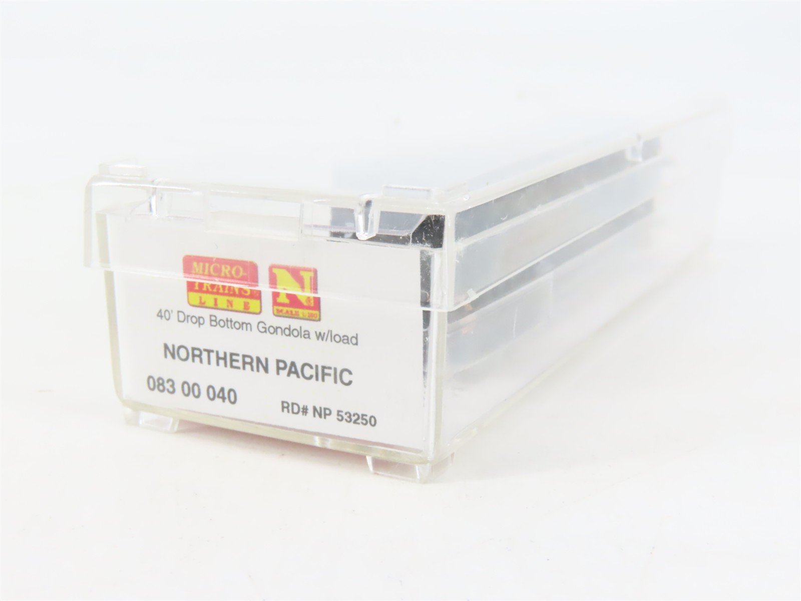N Scale Micro-Trains MTL 08300040 NP Northern Pacific 40' Gondola #53250 w/Load