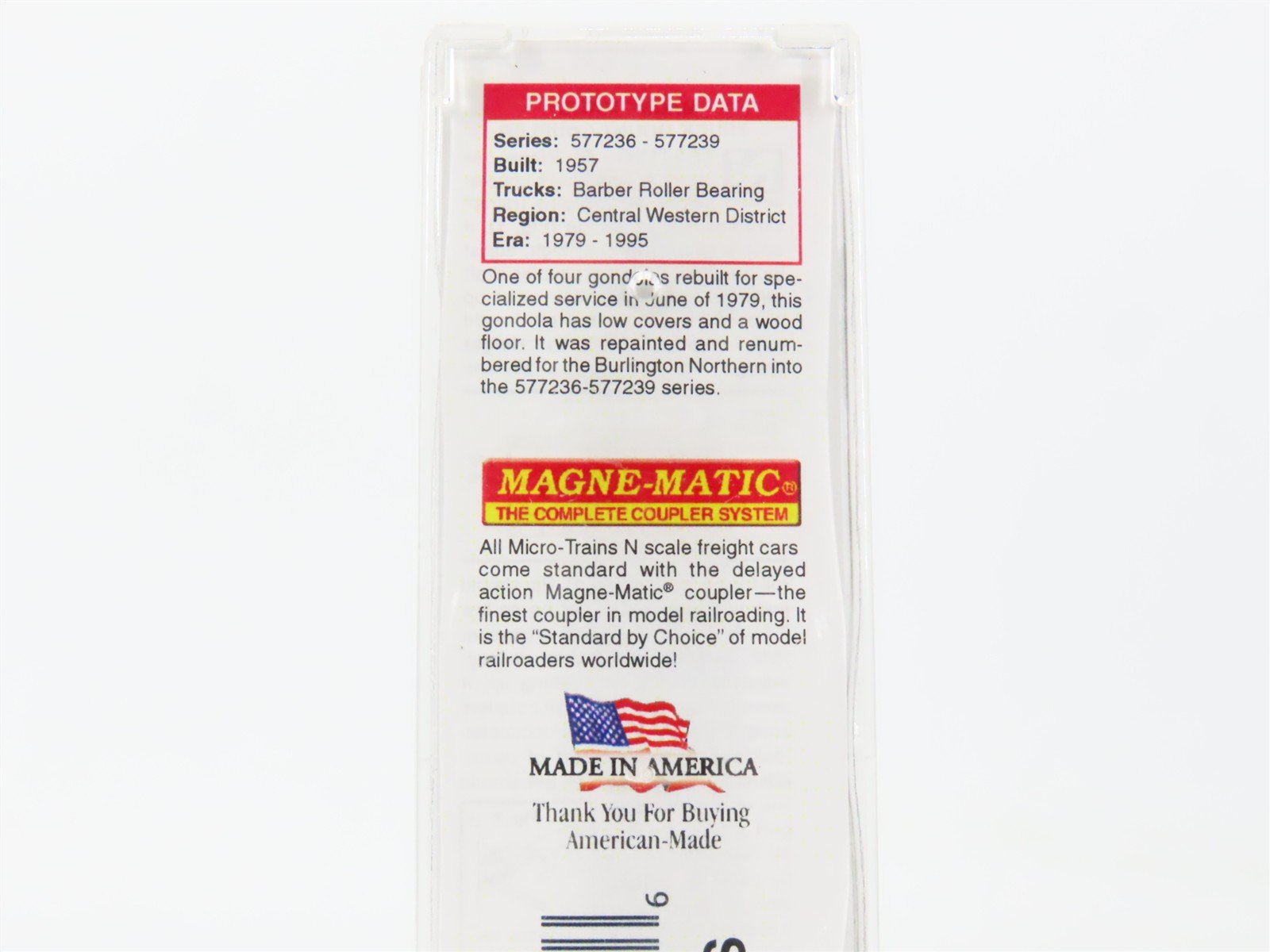 N Micro-Trains MTL 10600250 BN Burlington Northern 50' Gondola #577238 w/Cover