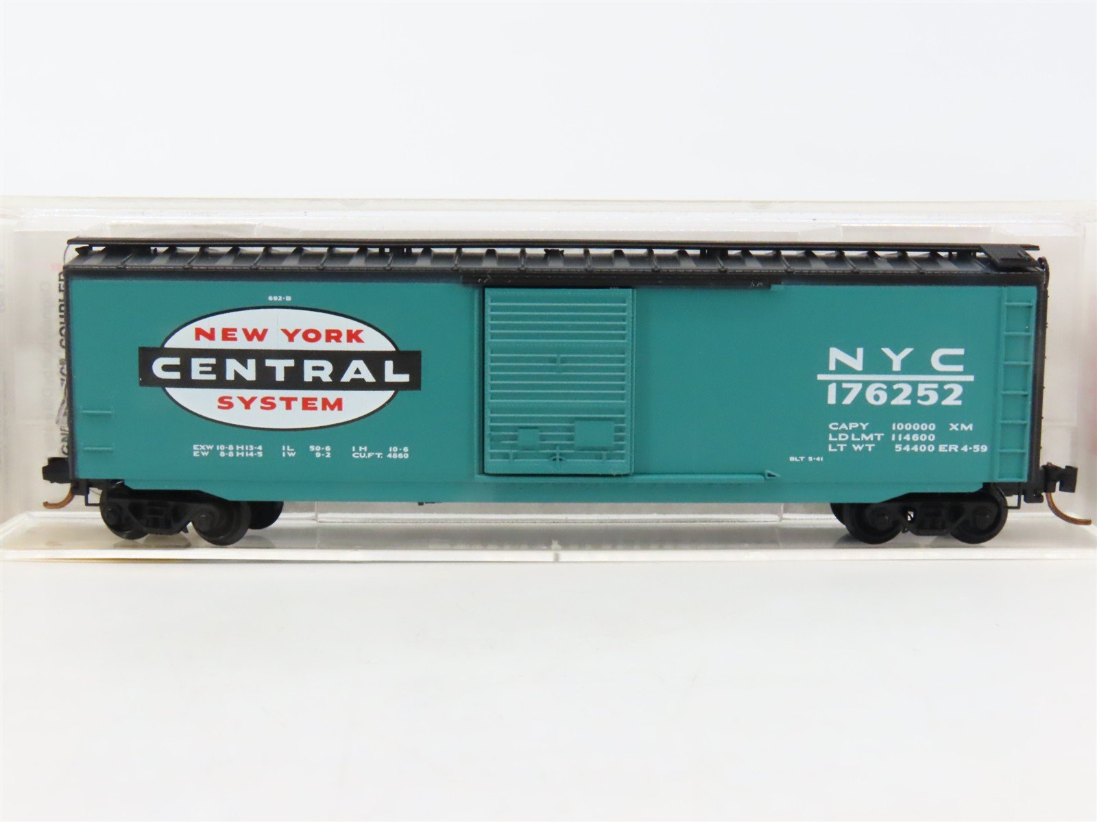 N Scale Micro-Trains MTL 31190 NYC New York Central 50' Standard Boxcar #176252
