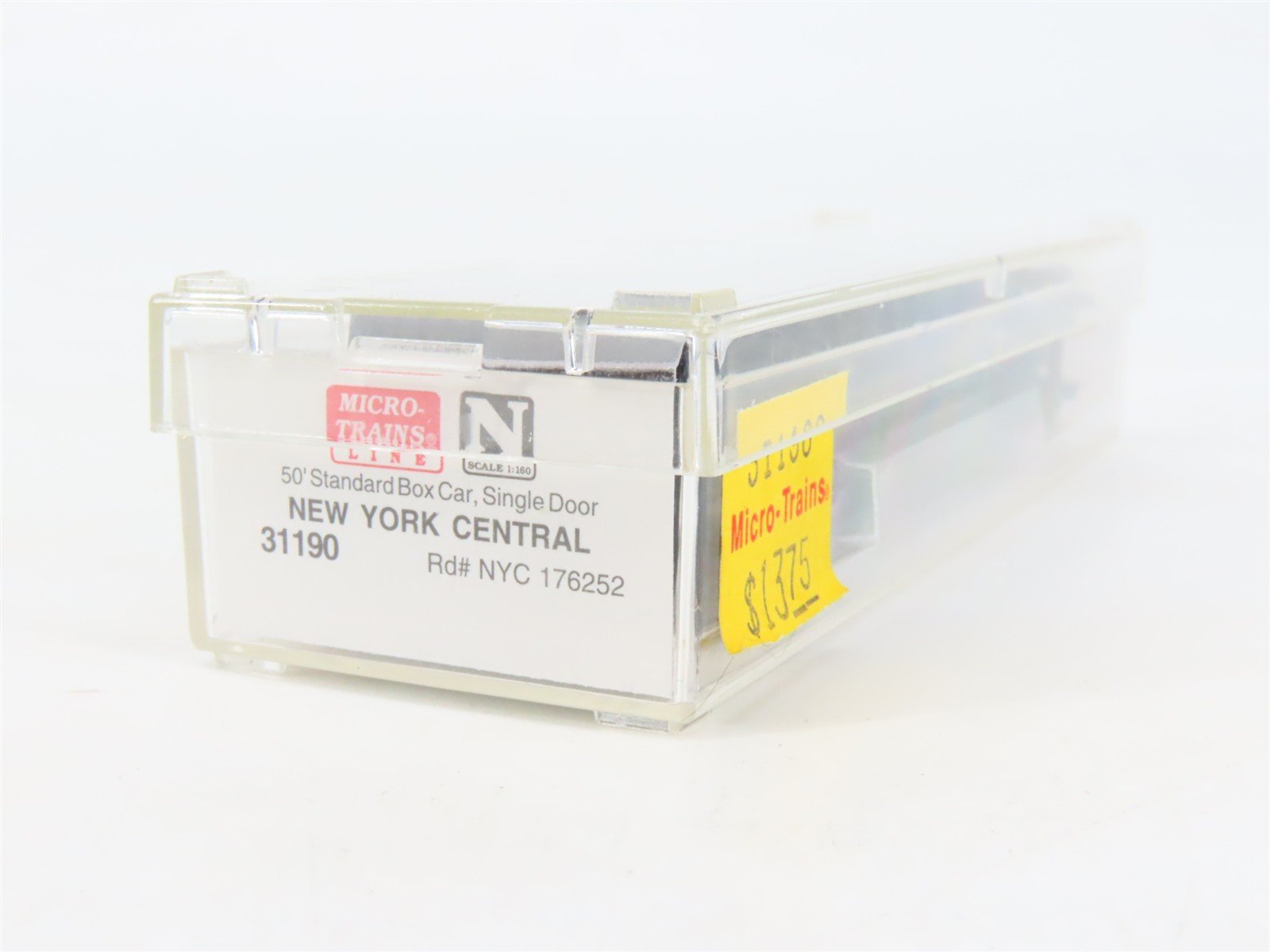 N Scale Micro-Trains MTL 31190 NYC New York Central 50' Standard Boxcar #176252