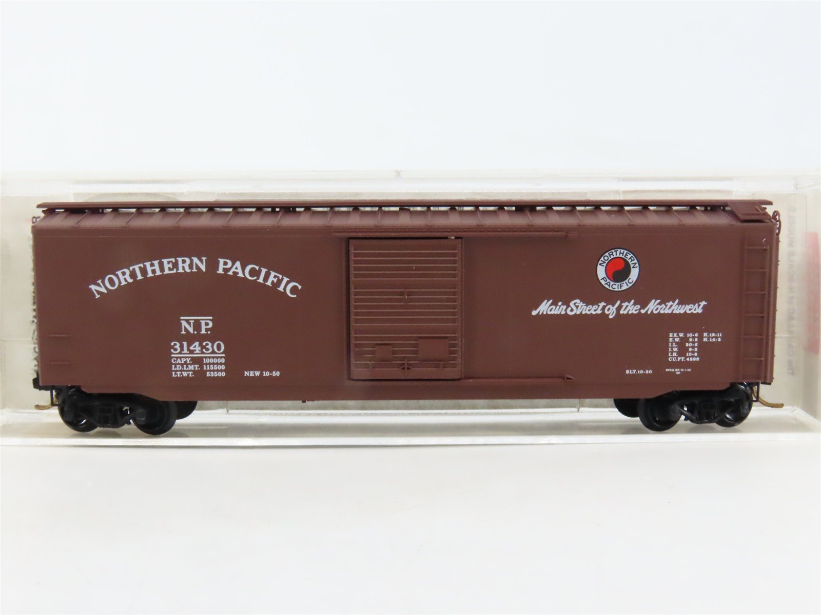 N Scale Micro-Trains MTL 31060 NP Northern Pacific 50' Standard Boxcar #31430