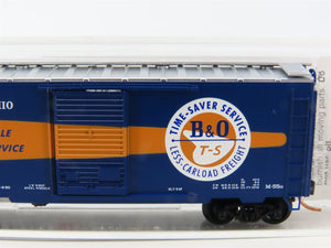 N Scale Micro-Trains MTL 20266 B&O Baltimore & Ohio 40' Standard Boxcar #467434