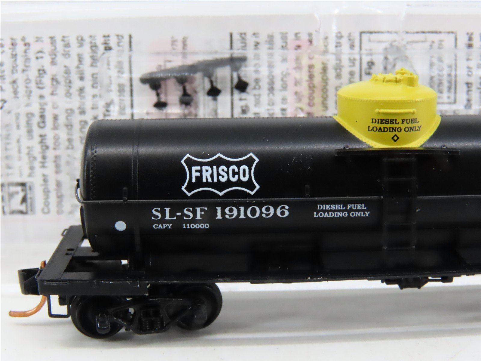 N Scale Micro-Trains MTL 06500711 SLSF Frisco 39' Single Dome Tankcar #191096
