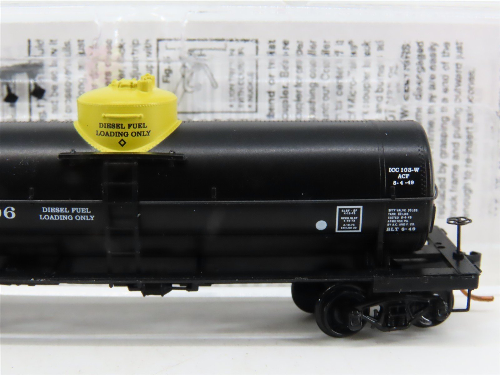 N Scale Micro-Trains MTL 06500711 SLSF Frisco 39' Single Dome Tankcar #191096